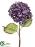 Silk Plants Direct Hydrangea Spray - Violet - Pack of 12