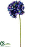 Silk Plants Direct Hydrangea Spray - Purple Green - Pack of 6