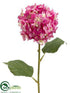 Silk Plants Direct Hydrangea Spray - Fuchsia Pink - Pack of 12