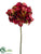 Hydrangea Spray - Burgundy Green - Pack of 12