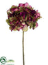 Silk Plants Direct Hydrangea Spray - Violet Green - Pack of 12