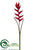 Heliconia Spray - Red - Pack of 6