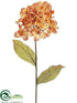 Silk Plants Direct Hydrangea Spray - Amber - Pack of 12