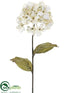 Silk Plants Direct Hydrangea Spray - Beige - Pack of 12