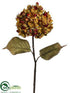 Silk Plants Direct Hydrangea Spray - Moss Burgundy - Pack of 12