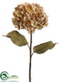 Silk Plants Direct Hydrangea Spray - Tan Two Tone - Pack of 12