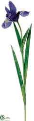 Silk Plants Direct Iris Spray - Royal - Pack of 12