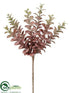 Silk Plants Direct Jade Plant - Green Burgundy - Pack of 24