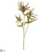 Silk Plants Direct Pieris Japonica Spray - Green Burgundy - Pack of 12