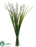 Silk Plants Direct Lily of The Valley Bundle - White - Pack of 12