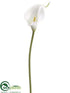 Silk Plants Direct Mini Calla Lily Spray - White - Pack of 12