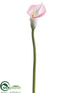 Silk Plants Direct Calla Lily Spray - Pink - Pack of 12