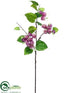 Silk Plants Direct Chinese Lantern Spray - Violet - Pack of 6