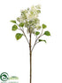 Silk Plants Direct Lilac Spray - Cream - Pack of 12