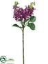 Silk Plants Direct Lilac Spray - Purple Green - Pack of 12