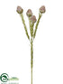 Silk Plants Direct Leucadendron Spray - Brown - Pack of 12