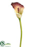 Silk Plants Direct Calla Lily Spray - Plum Yellow - Pack of 12