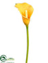 Silk Plants Direct Calla Lily Spray - Yellow Two Tone - Pack of 12