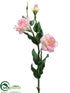 Silk Plants Direct Lisianthus Spray - Pink Two Tone - Pack of 12
