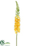 Silk Plants Direct Foxtail Lily Spray - Yellow - Pack of 6