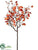 Lunaria Tree Branch - Flame - Pack of 2