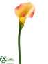 Silk Plants Direct Calla Lily Spray - Yellow Pink - Pack of 12