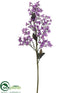 Silk Plants Direct Lilac Spray - Purple Light - Pack of 12