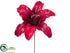 Silk Plants Direct Lily Spray - Burgundy - Pack of 12