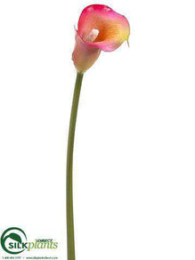 Mini Calla Lily Spray - Fuchsia - Pack of 12