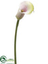 Silk Plants Direct Mini Calla Lily Spray - Green Pink - Pack of 12