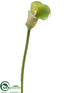 Silk Plants Direct Mini Calla Lily Spray - Green - Pack of 12