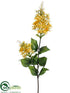 Silk Plants Direct Lilac Spray - Yellow - Pack of 12