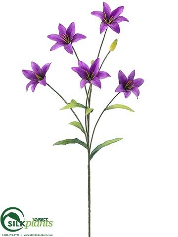 tiger lily fake flowers Faux Tiger Lily Spray | Silk Lily Arrangements | Faux Lily Arrangements