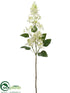 Silk Plants Direct Lilac Spray - White - Pack of 12