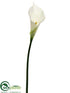 Silk Plants Direct Calla Lily Spray - White - Pack of 12