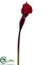 Silk Plants Direct Large Calla Lily Spray - Burgundy - Pack of 12