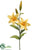 Day Lily Spray - Yellow - Pack of 12