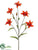 Tiger Lily Spray - Rust - Pack of 12