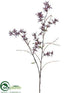Silk Plants Direct Trailing Lily Spray - Purple Dark - Pack of 12