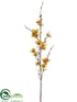 Silk Plants Direct Winter Lily Spray - Mustard - Pack of 12