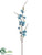 Winter Lily Spray - Turquoise - Pack of 12