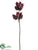 Magnolia Spray - Burgundy - Pack of 4