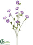 Silk Plants Direct Morning Glory Spray - Purple - Pack of 12