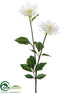 Silk Plants Direct Spider Mum Spray - Cream - Pack of 12