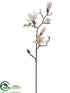 Silk Plants Direct Magnolia Spray - Cream White - Pack of 12