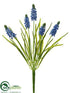 Silk Plants Direct Muscari Pick - Blue - Pack of 24