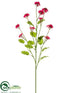 Silk Plants Direct Flower Spray - Cerise - Pack of 12