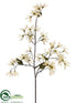 Silk Plants Direct Wild Magnolia Spray - Ivory Sage - Pack of 12