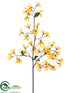 Silk Plants Direct Wild Magnolia Spray - Yellow Gold - Pack of 12
