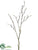 Silk Plants Direct Magnolia Bud Spray - Brown - Pack of 6